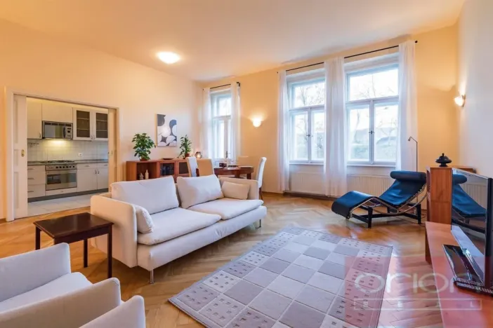 Pronájem bytu 3+1, Praha - Vinohrady, Polská, 105 m2