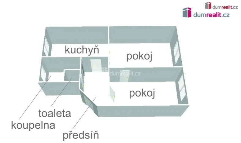 Prodej bytu 2+1, Karlovy Vary - Rybáře, Sokolovská, 62 m2
