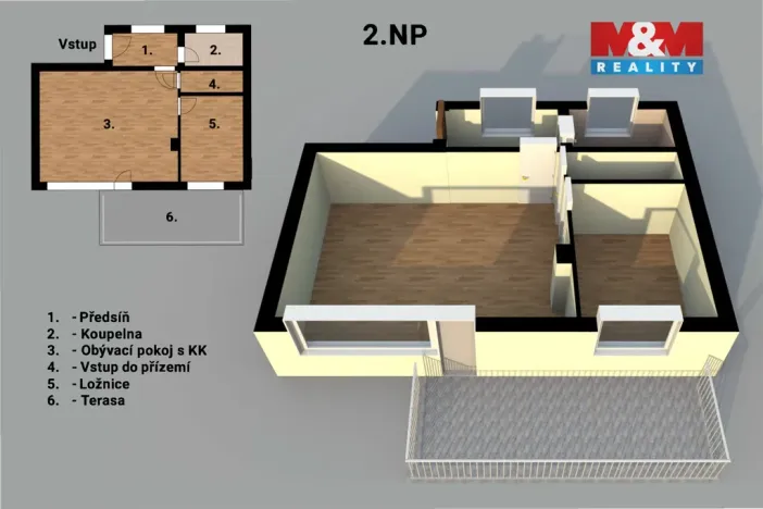Prodej rodinného domu, Zlín, Pasecký žleb, 91 m2
