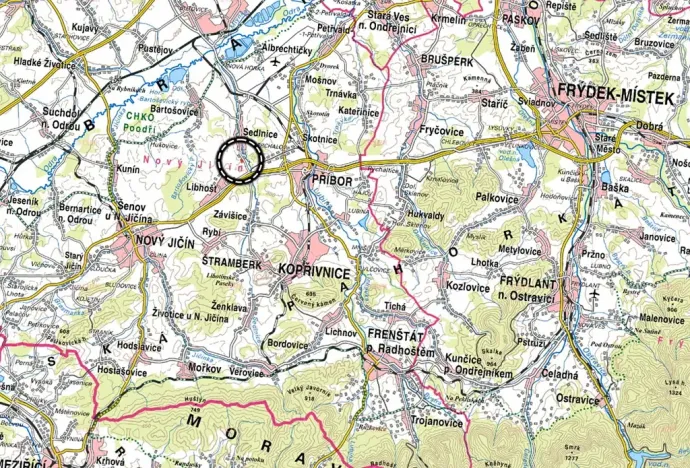 Prodej podílu pole, Sedlnice, 3500 m2