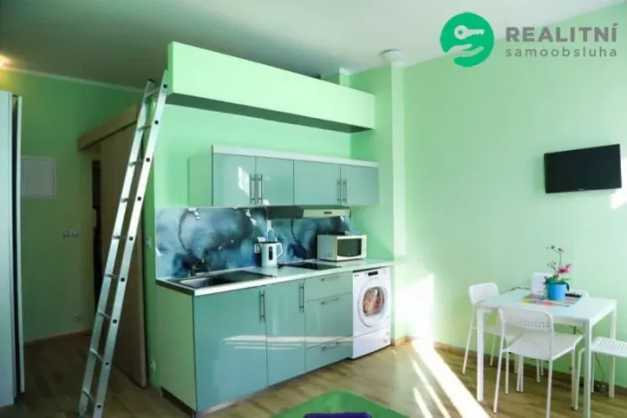 Pronájem bytu 1+kk, Praha - Žižkov, Hartigova, 26 m2