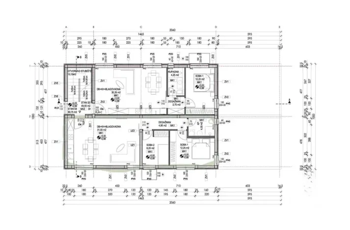 Prodej bytu 3+kk, Vrsi, Chorvatsko, Put Konobina, 79 m2