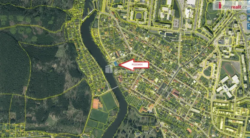 Prodej pozemku pro bydlení, Sezimovo Ústí, Táborská, 402 m2