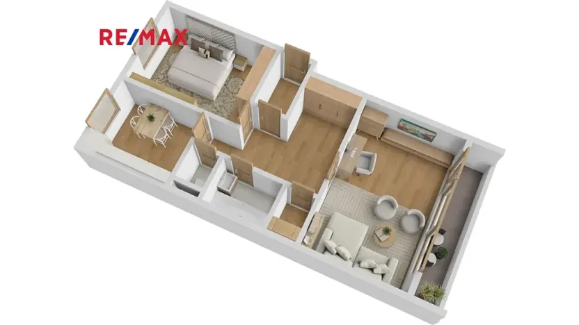 Prodej bytu 2+1, Praha - Čimice, Korycanská, 66 m2