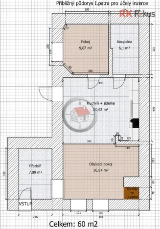 Prodej rodinného domu, Třebíč - Nové Dvory, Zdislavina, 89 m2