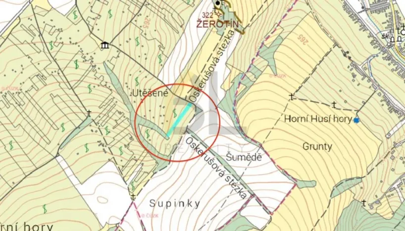 Prodej zahrady, Strážnice, 3867 m2