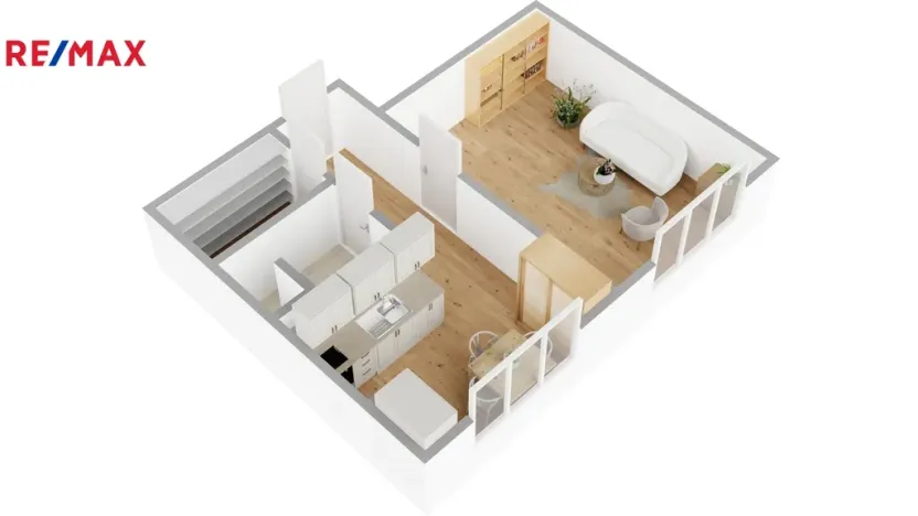 Pronájem bytu 1+1, Hradec Králové - Třebeš, Milady Horákové, 36 m2