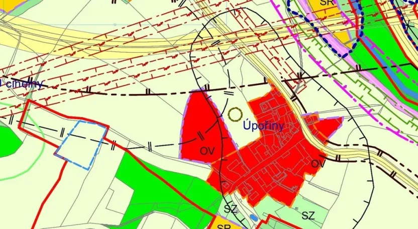 Prodej pozemku pro bydlení, Bystřany - Úpořiny, 14443 m2