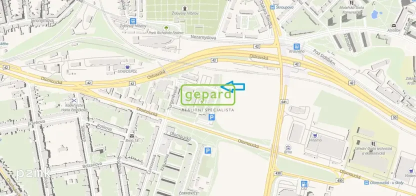 Prodej garáže, Brno - Černovice, Turgeněvova, 15 m2