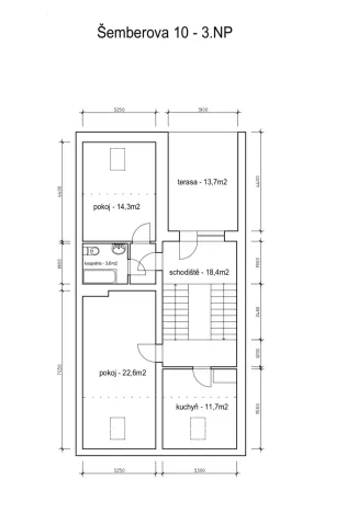 Prodej rodinného domu, Brno - Bystrc, Šemberova, 320 m2