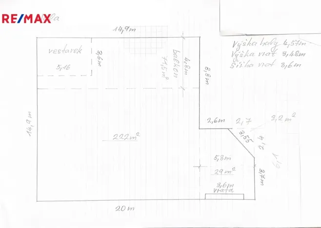 Pronájem obchodního prostoru, Velká Bystřice, ČSA, 354 m2