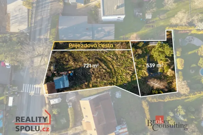 Prodej pozemku pro bydlení, Psáry - Dolní Jirčany, Pražská, 1402 m2