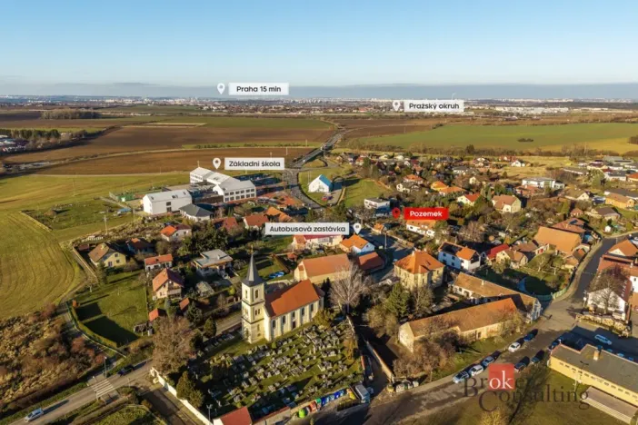 Prodej pozemku pro bydlení, Psáry - Dolní Jirčany, Pražská, 1402 m2