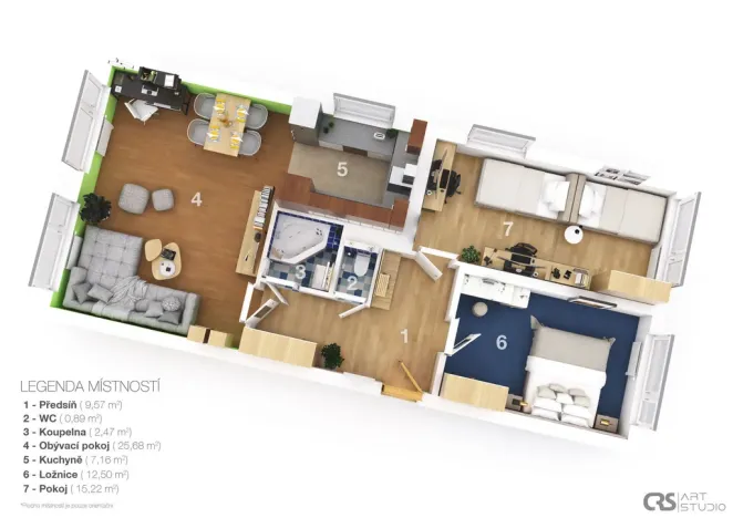 Prodej bytu 3+1, Kladno - Kročehlavy, Litevská, 76 m2