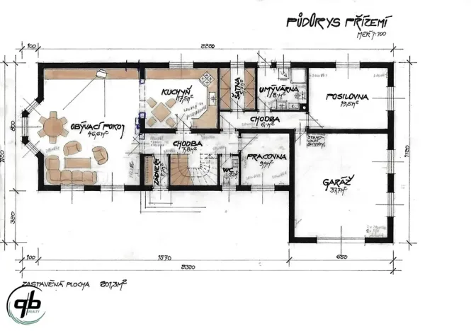 Prodej rodinného domu, Pržno, 384 m2
