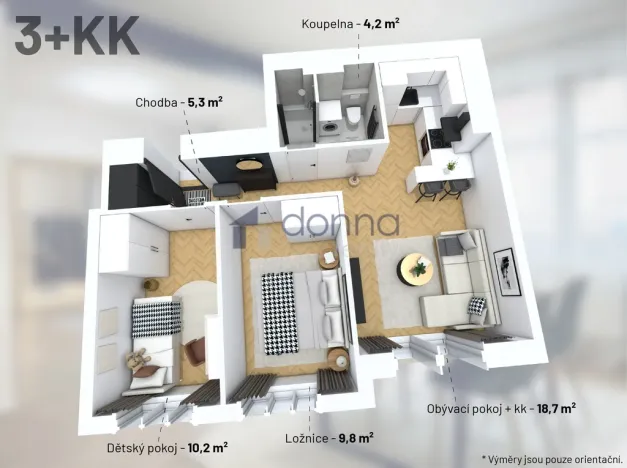 Prodej bytu 3+kk, Praha, Drahobejlova, 47 m2