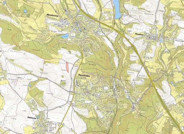 Prodej pole, Senohraby, 9297 m2