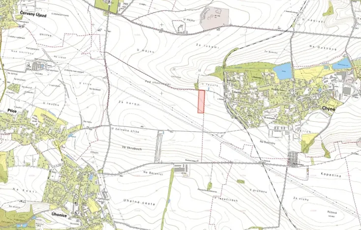 Prodej pole, Úhonice, 14146 m2