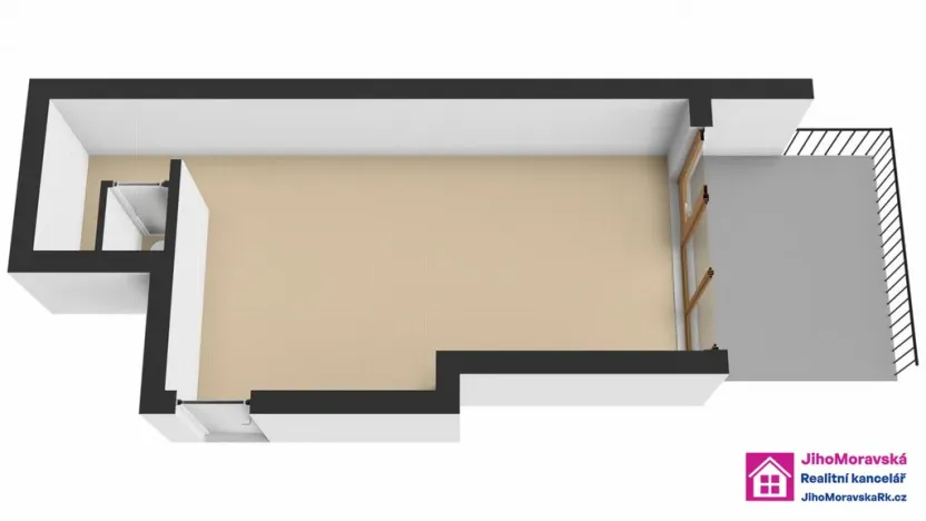 Pronájem kanceláře, Praha - Horní Měcholupy, Milánská, 27 m2