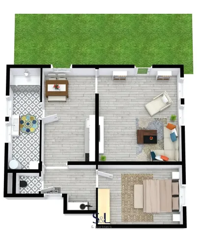 Pronájem bytu 2+1, Mimoň, 60 m2