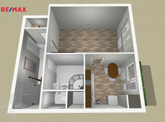 Pronájem bytu 1+1, Ostrava - Mariánské Hory, Gen. Hrušky, 39 m2