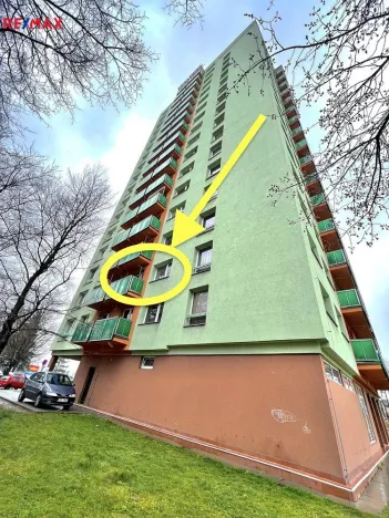 Pronájem bytu 1+1, Ostrava - Mariánské Hory, Gen. Hrušky, 39 m2