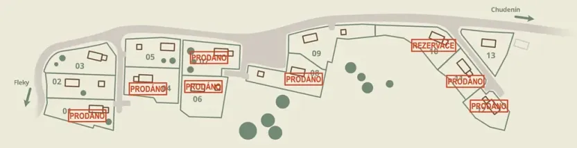 Prodej pozemku pro bydlení, Chudenín, 2363 m2