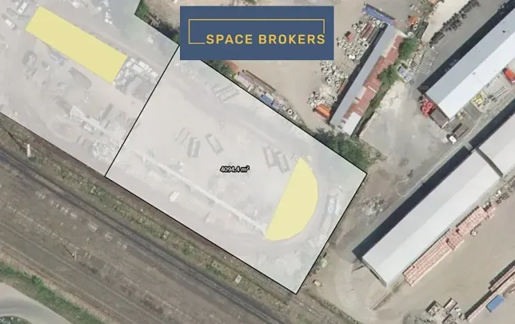 Pronájem komerčního pozemku, Pardubice, 6824 m2