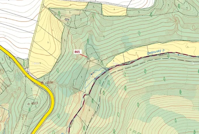 Dražba lesa, Dešov, 111 m2