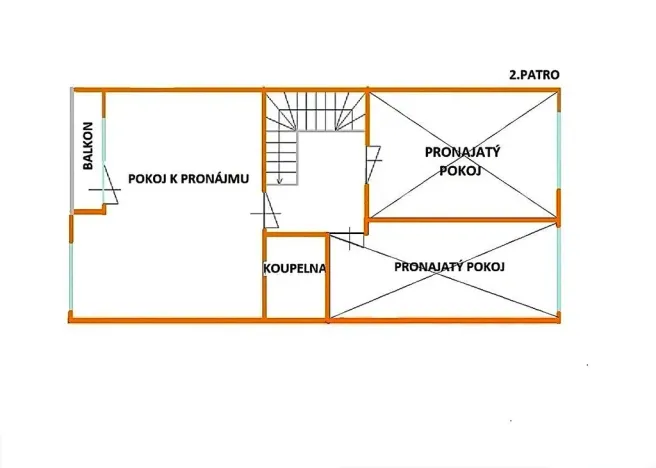 Pronájem pokoje, Brno, Marie Hübnerové, 23 m2