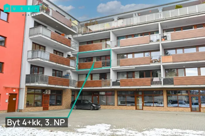 Pronájem bytu 4+kk, Olomouc - Nové Sady, Rokycanova, 112 m2