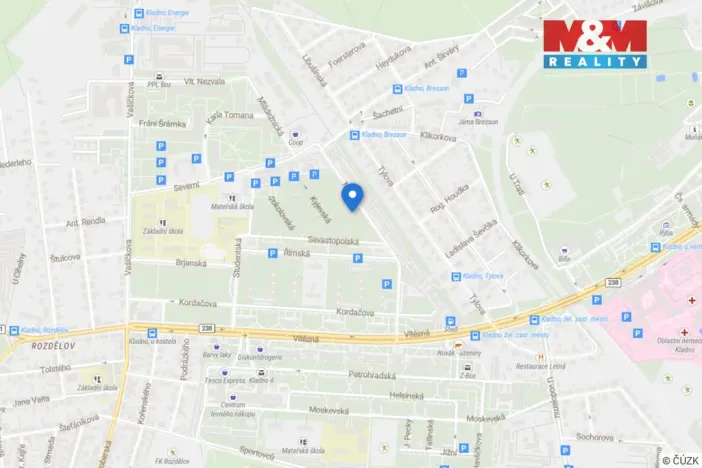 Pronájem bytu 1+1, Kladno, Míru, 32 m2