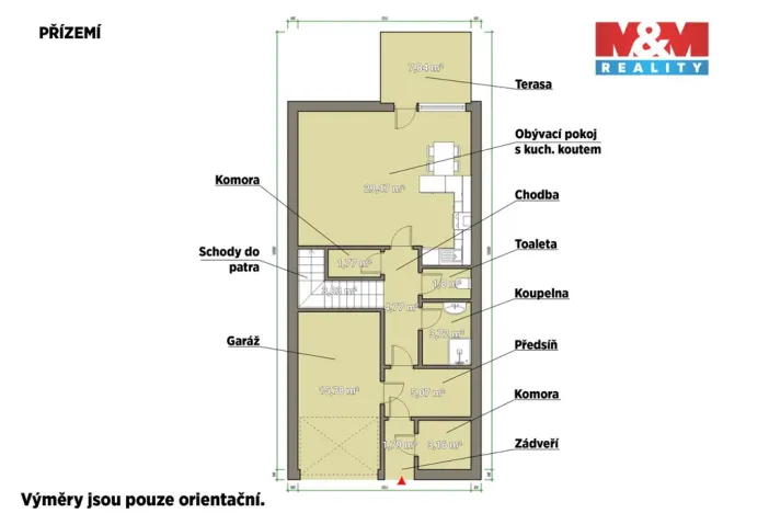 Pronájem rodinného domu, Plzeň - Radobyčice, Řadová, 139 m2