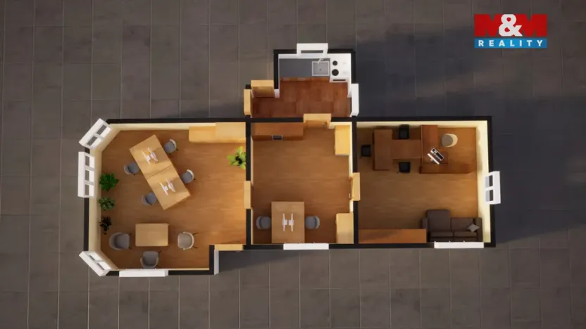 Pronájem kanceláře, Liberec - Liberec V-Kristiánov, Březinova, 127 m2