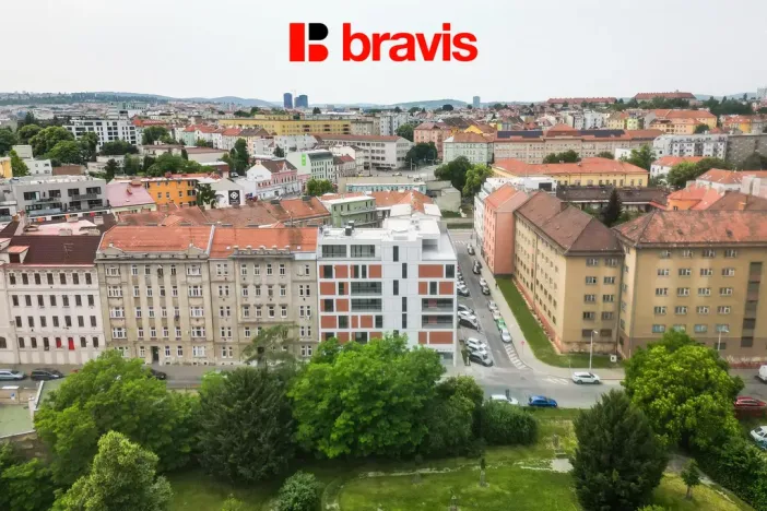 Pronájem bytu 2+kk, Brno - Zábrdovice, Auerswaldova, 52 m2