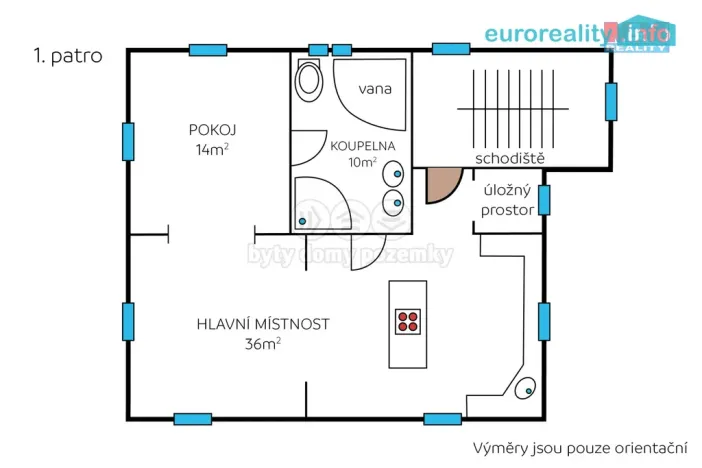 Pronájem rodinného domu, Aš, Březová, 210 m2