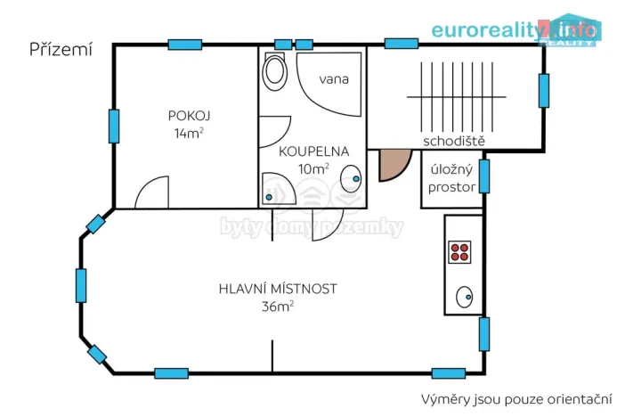 Pronájem rodinného domu, Aš, Březová, 210 m2
