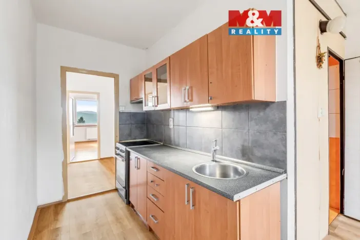 Pronájem bytu 2+1, Ústí nad Labem - Severní Terasa, Rabasova, 62 m2