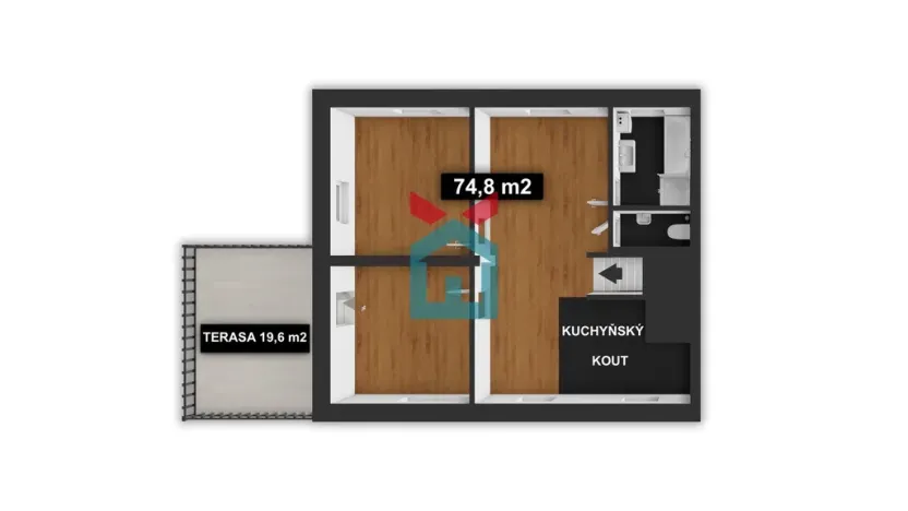 Prodej bytu 3+kk, Praha - Lochkov, K Lahovské, 75 m2