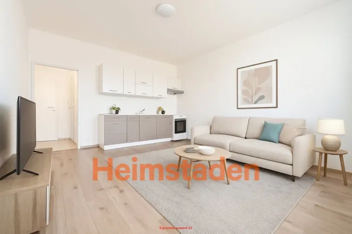 Pronájem bytu 2+kk, Ostrava - Kunčičky, Nadační, 46 m2