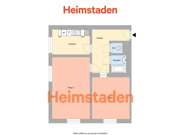 Pronájem bytu 2+1, Ostrava - Poruba, 17. listopadu, 62 m2