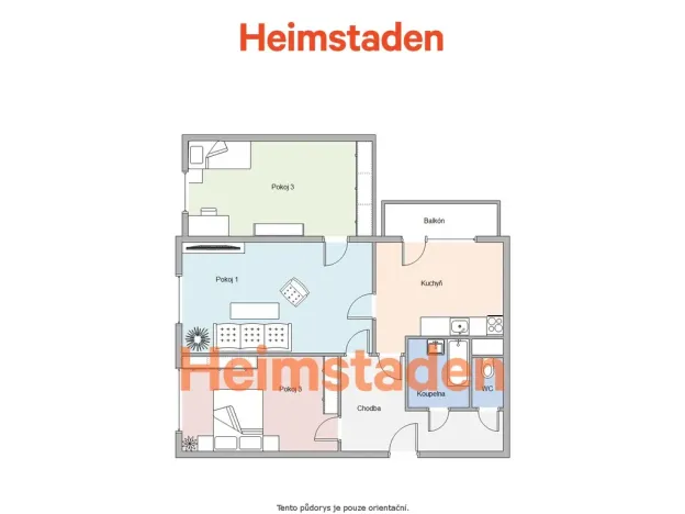 Pronájem bytu 3+1, Frýdek-Místek - Místek, Marie Majerové, 82 m2