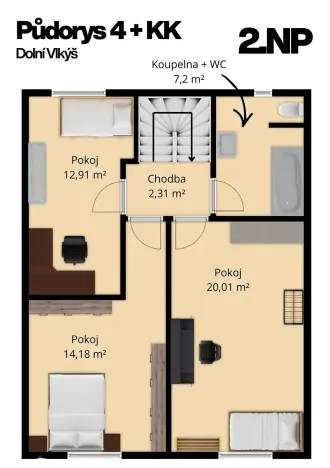 Prodej rodinného domu, Plzeň, 120 m2