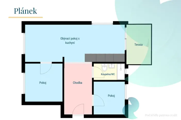 Pronájem bytu 3+kk, České Budějovice, Slunečná, 65 m2