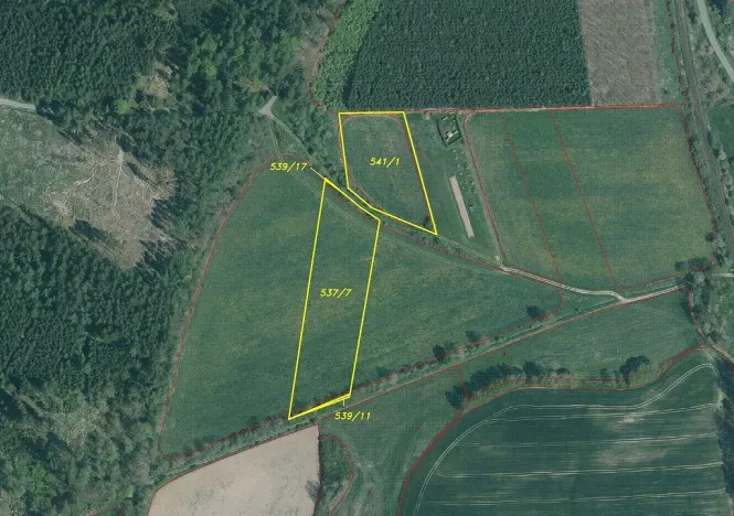 Prodej pole, Srby, 24690 m2