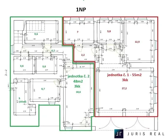 Prodej bytu 3+kk, Jílové u Prahy, 48 m2