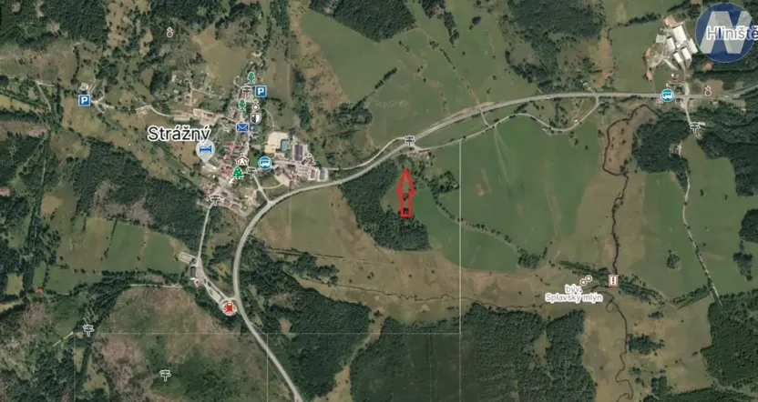 Prodej pozemku pro bydlení, Strážný, 2500 m2