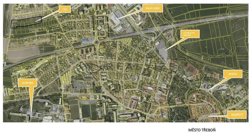 Prodej pozemku pro bydlení, Třeboň, 922 m2