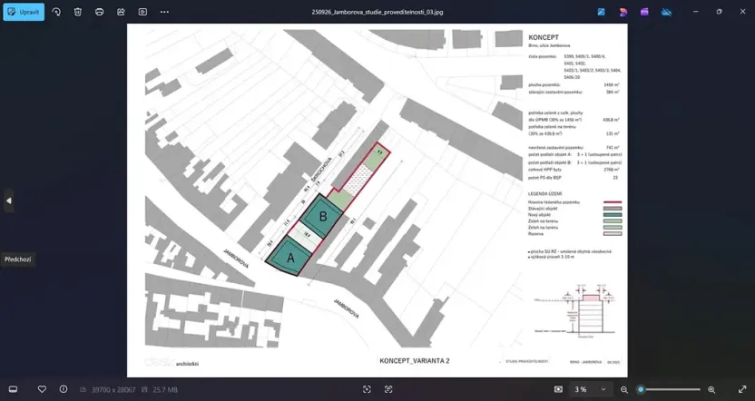 Prodej rodinného domu, Brno, Jamborova, 246 m2