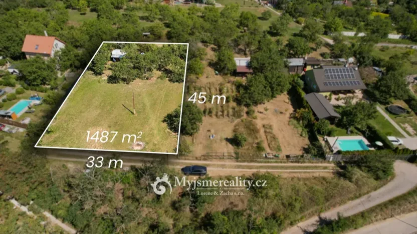 Prodej zahrady, Nový Šaldorf-Sedlešovice - Sedlešovice, 1487 m2